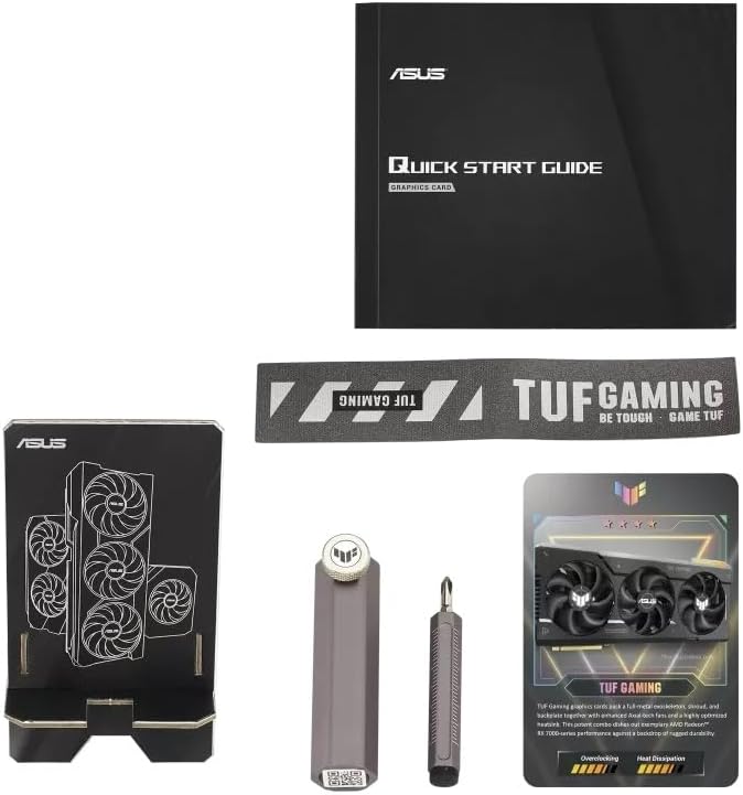 ASUS TUF Gaming AMD Radeon RX 7900 XT OC Edition Carte Graphique de Jeu (PCIe 4.0, mémoire GDDR6 de 20 Go, 1 HDMI 2.1, 3 Ports DisplayPort 2.1, GPU Tweak III, TUF-RX7900XT-O20G-GAMING)