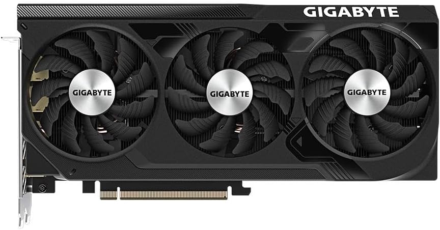 GIGABYTE GeForce RTX 4070 WINDFORCE OC 12GB Carte graphique - 12GB DDRX6 21Gbps, PCI-E 4.0, DisplayPort 1.4, HDMI 2.1a, NVIDIA DLSS 3, Ada Lovelace Arch, GV-N4070WF3OC-12GD