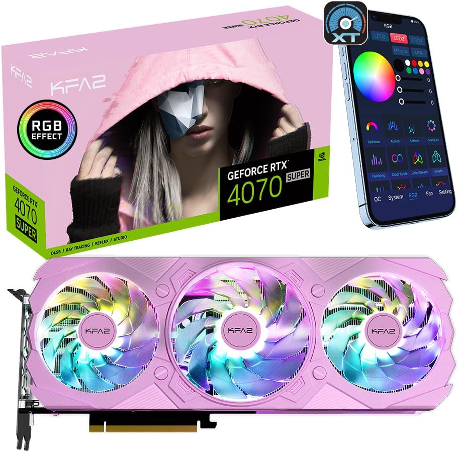 KFA2 GeForce RTX 4070 SUPER EX Gamer 1-Click OC NVIDIA 12 GB GDDR6X