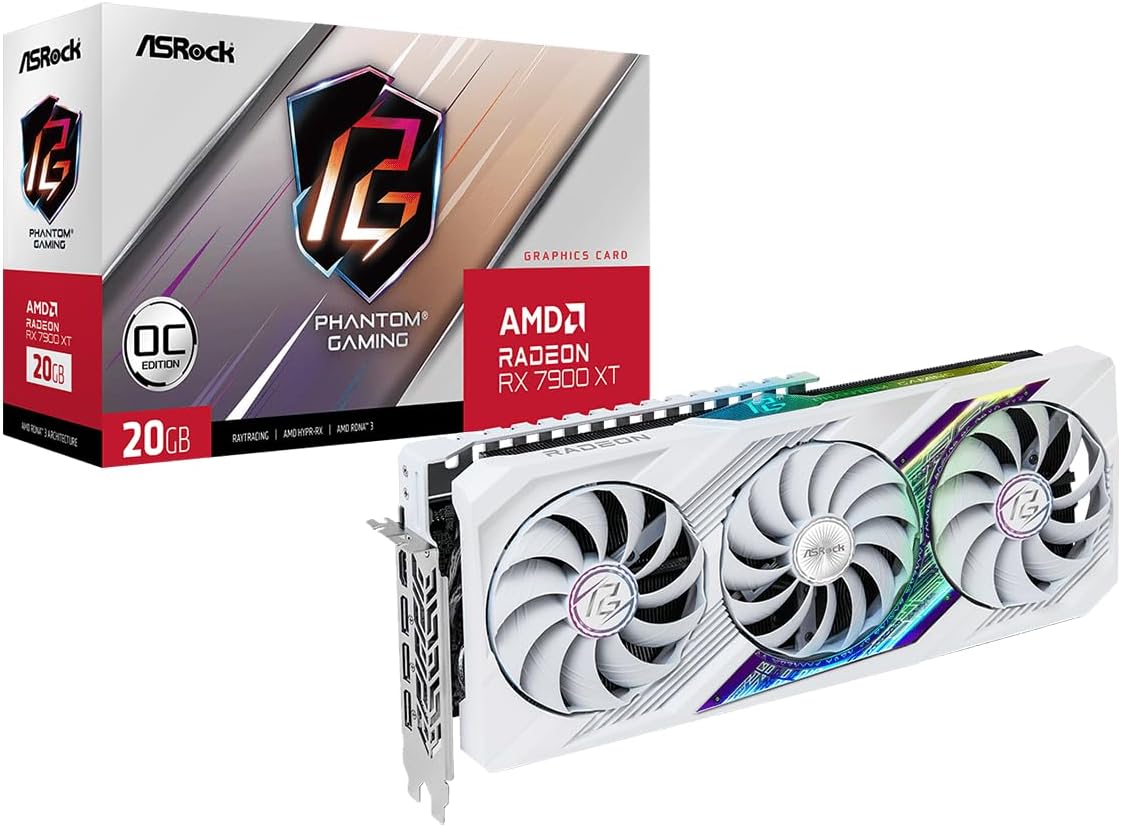 Asrock Radeon RX 7900 XT Phantom Gaming White 20GB OC