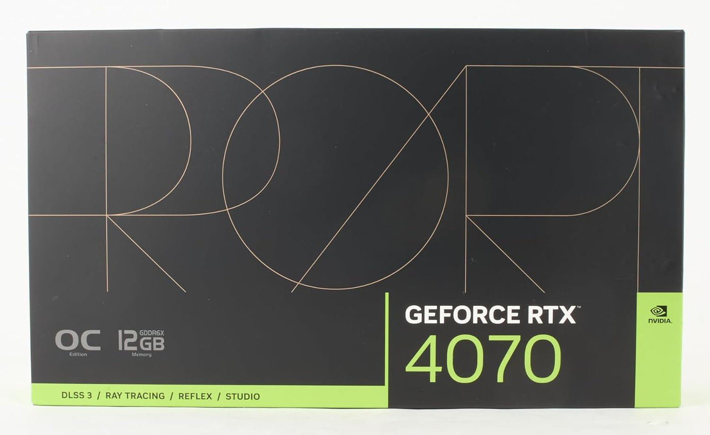 ASUS ProArt GeForce RTX 4070 OC Edition 12 GB GDDR6X Gaming Graphics Card (Nvidia GeForce RTX4070, DLSS 3, PCIe 4.0, 1 x HDMI 2.1a, 3 x DisplayPort 1.4a, PROART-RTX4070-O12G)