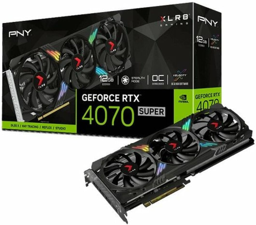 PNY GeForce RTX 4070 Super 12GB XLR8 Gaming Verto Epic-X RGB