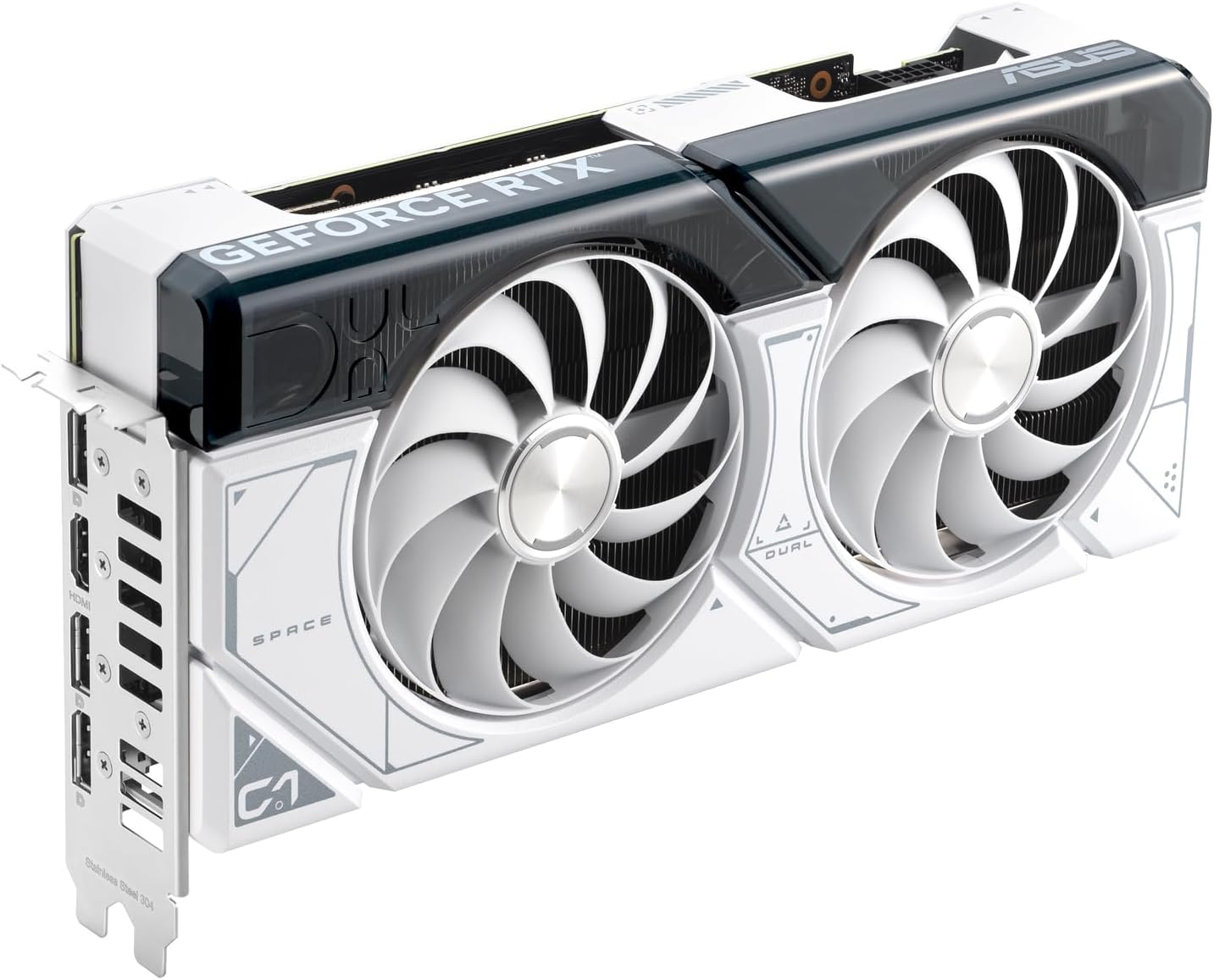 ASUS Dual NVIDIA GeForce RTX 4070 Super White OC Edition 12GB GDDR6X