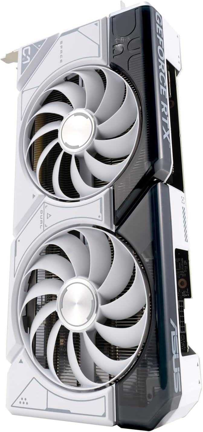 ASUS Dual NVIDIA GeForce RTX 4070 Super White OC Edition 12GB GDDR6X