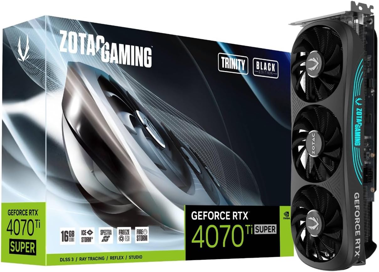 Zotac Geforce RTX 4070 Ti Super Trinity Black Edition 16 GB