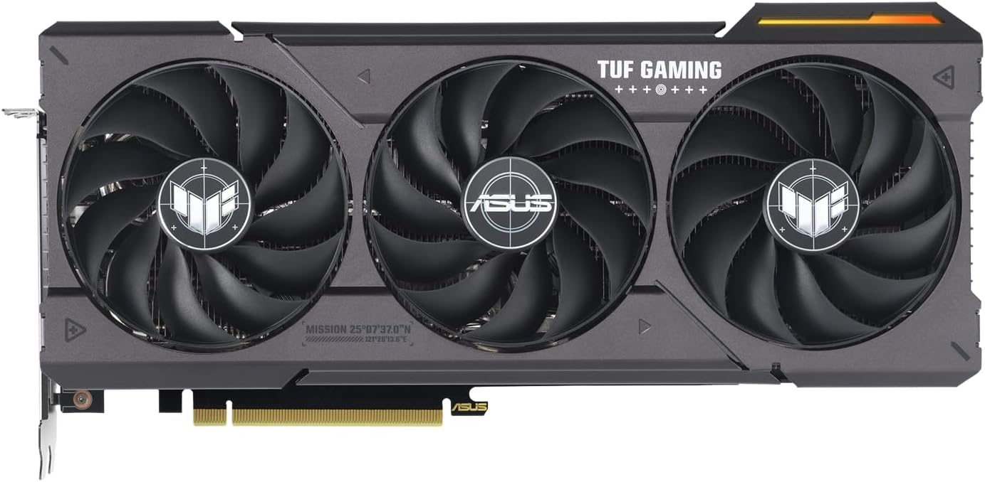 ASUS TUF GAMING NVIDIA GeForce RTX 4060 Ti – Carte graphique gaming (8GB GDDR6X, PCIe 4.0, DLSS 3, HDMI 2.1a, Display Port 1.4a, ventilateurs axiaux)