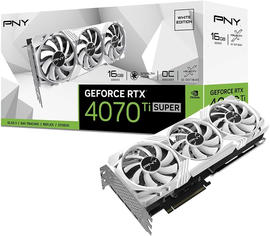 PNY Geforce RTX™ 4070 Ti Super 16GB Verto™ Overclocked Edition DLSS 3