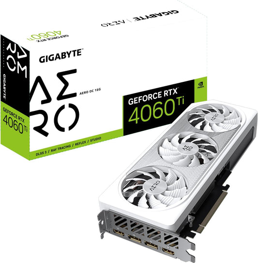 Gigabyte NVIDIA GeForce RTX 4060 Ti Aero OC Graphics Card - 16GB GDDR6