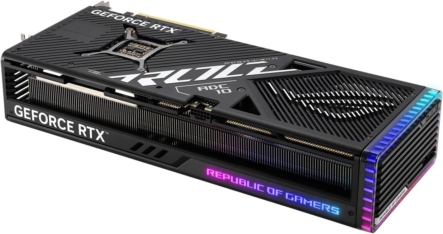 ASUS ROG Strix GeForce RTX 4080 Super OC Edition – Carte Graphique Gaming (16GB GDDR6X, PCIe 4.0, DLSS 3, HDMI 2.1a, DisplayPort 1.4a, Aura Sync RGB)