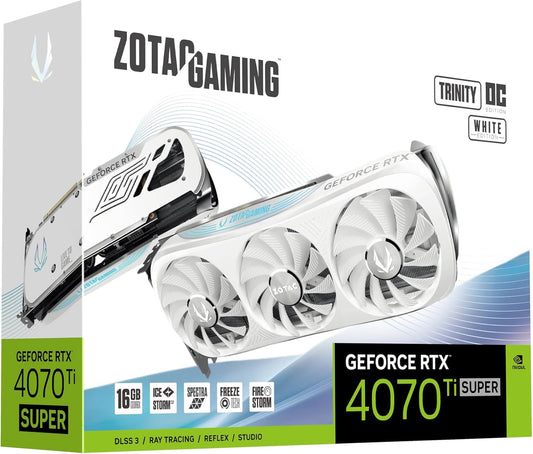 Zotac GEFORCE RTX 4070 Ti Super Trinity OC White Edition 16 Go