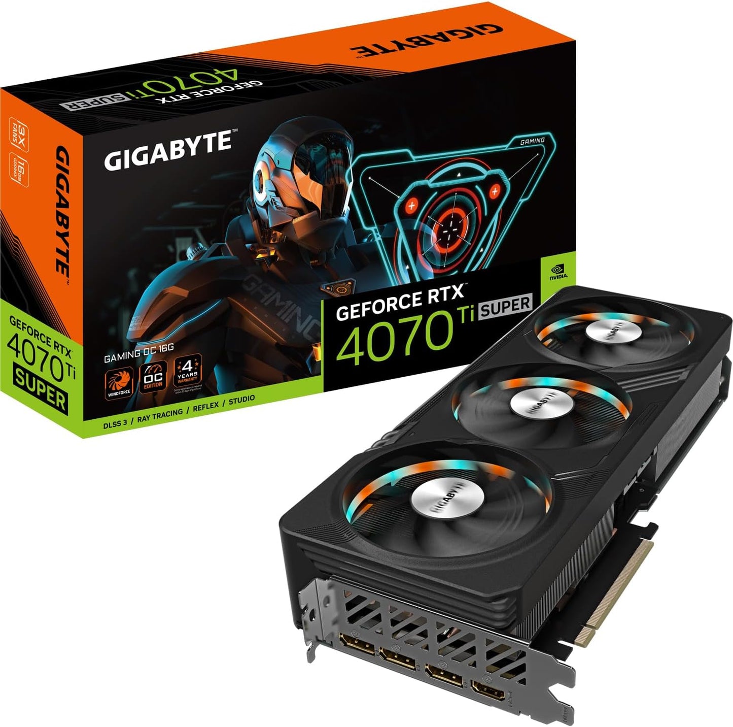 Gigabyte Gaming GeForce RTX 4070 Ti SUPER OC 16G NVIDIA 16 Go GDDR6X