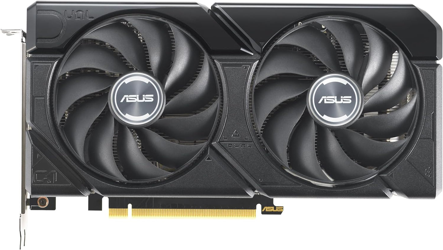 ASUS Dual NVIDIA GeForce RTX 4060 Evo OC Edition – Carte Graphique (8GB GDDR6X, PCIe 4.0, DLSS 3, HDMI 2.1a, DisplayPort 1.4a, 2.5 Slot, Technologie 0dB)